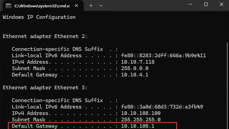what is default gateway
